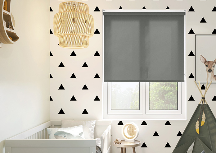 Rimini, Storm Cloud - Twist&Fit Roller Blind - Image 3